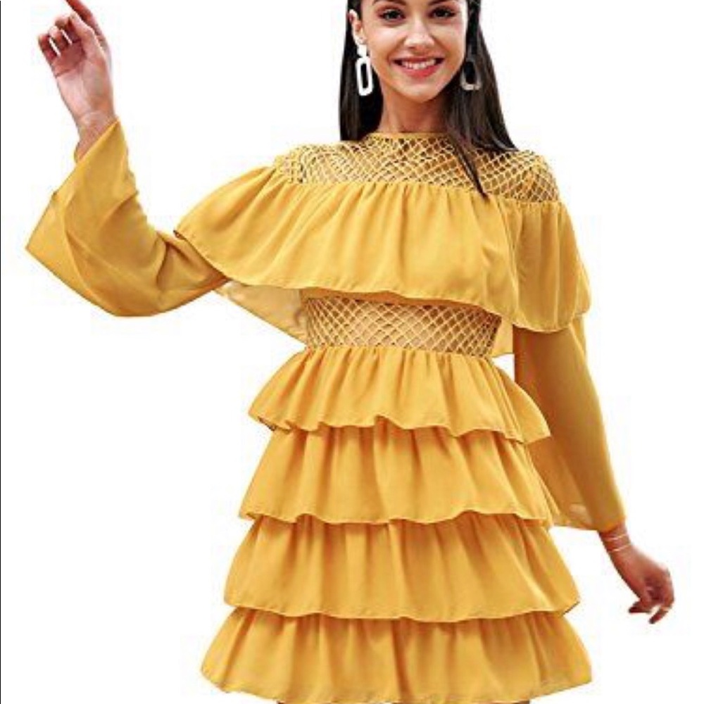 Cute yellow mustard dress! Brand new.